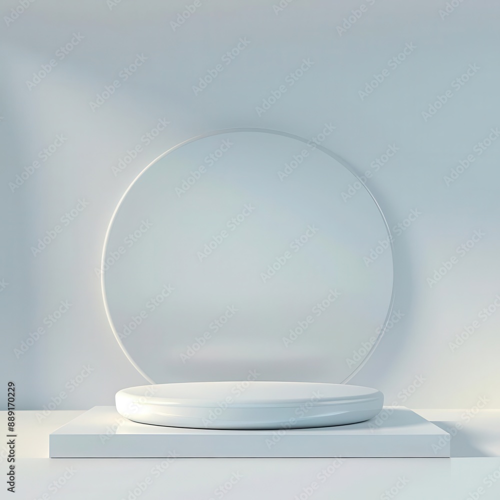 minimalist product display podium in pure white clean lines and subtle shadows create depth soft gradient background adds sophistication to the sleek modern composition minimalist product display podium in pure white clean lines and subtle shadows create depth soft gradient background adds sophistication to the sleek modern composition