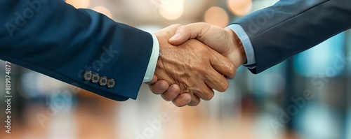 Executives negotiating bulk stock purchases with suppliers, cost reduction, strategic liaison efforts