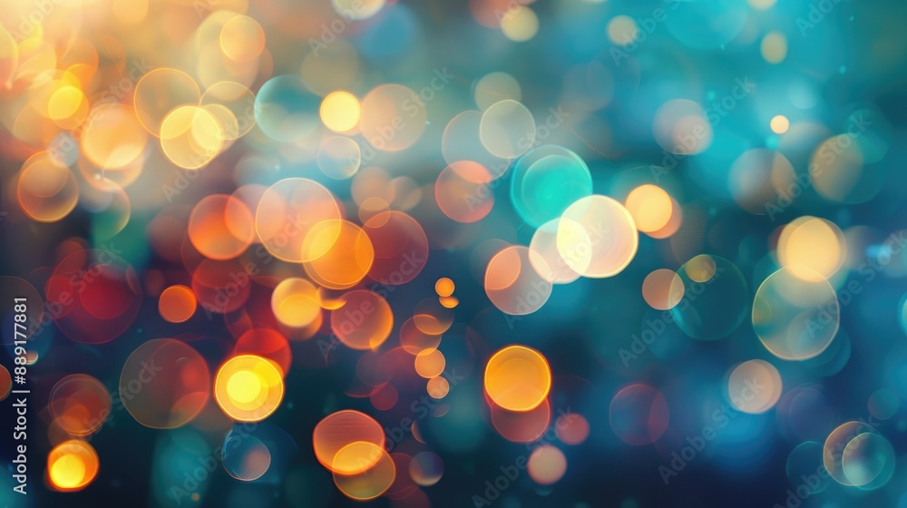 Obraz premium Abstract blurred light spot on bokeh background
