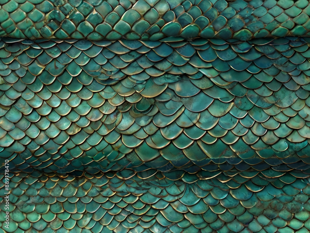 texture fish scales blue green background AI generated texture fish scales blue green background AI generated
