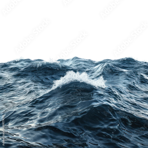 Fototapeta Naklejka Na Ścianę i Meble -  Sea water isolated on transparent background.