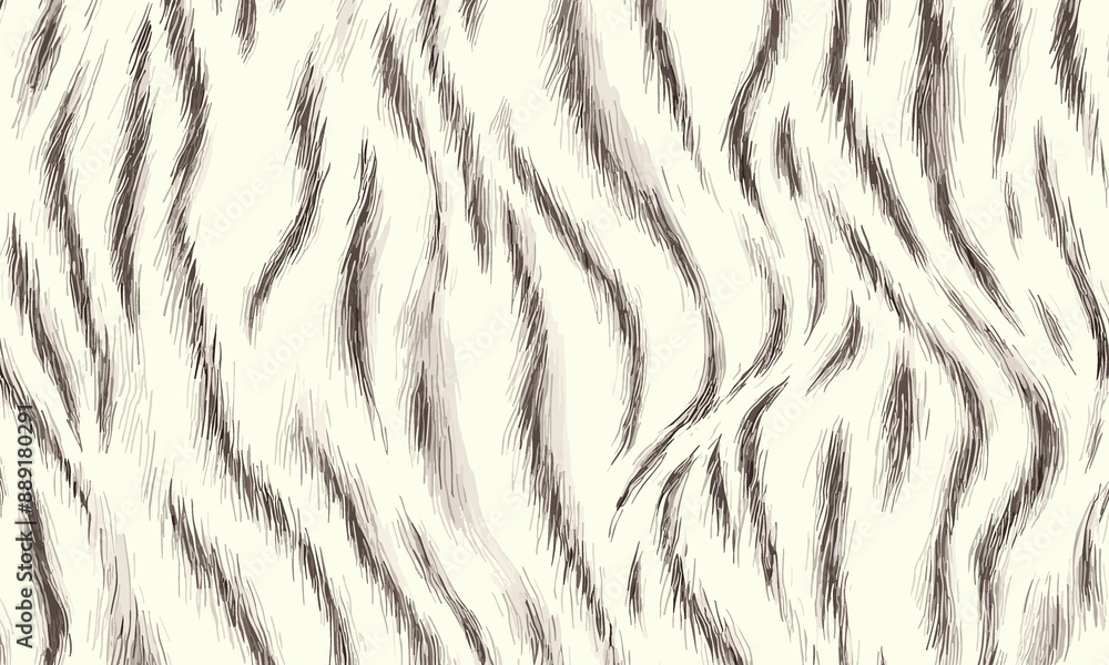 White Tiger Skin Pattern Vector Illustration Exotic Texture. Animal Striped Skin Fur Pattern Texture Background White Tiger Skin Pattern Vector Illustration Exotic Texture. Animal Striped Skin Fur Pattern Texture Background