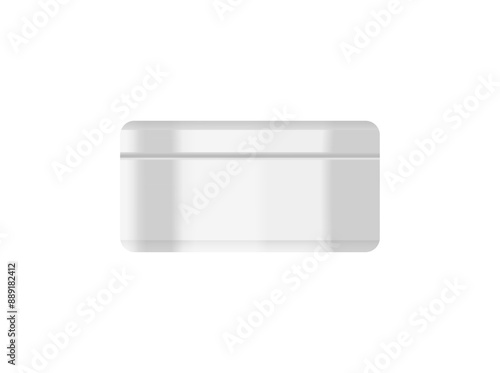 Empty Packaging Cosmetic Product on a white background For Serum Cream Shampoo Toner Conditioner