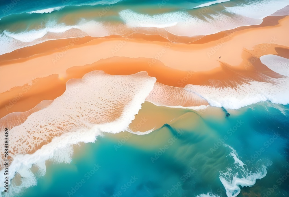 Fototapeta premium Beautiful sea beach photo