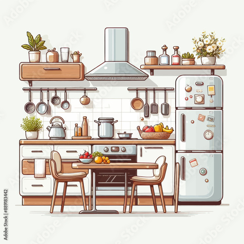 kitchen-vector  complete accessorize 