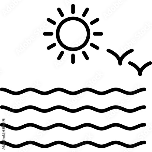 Sea Water Icon