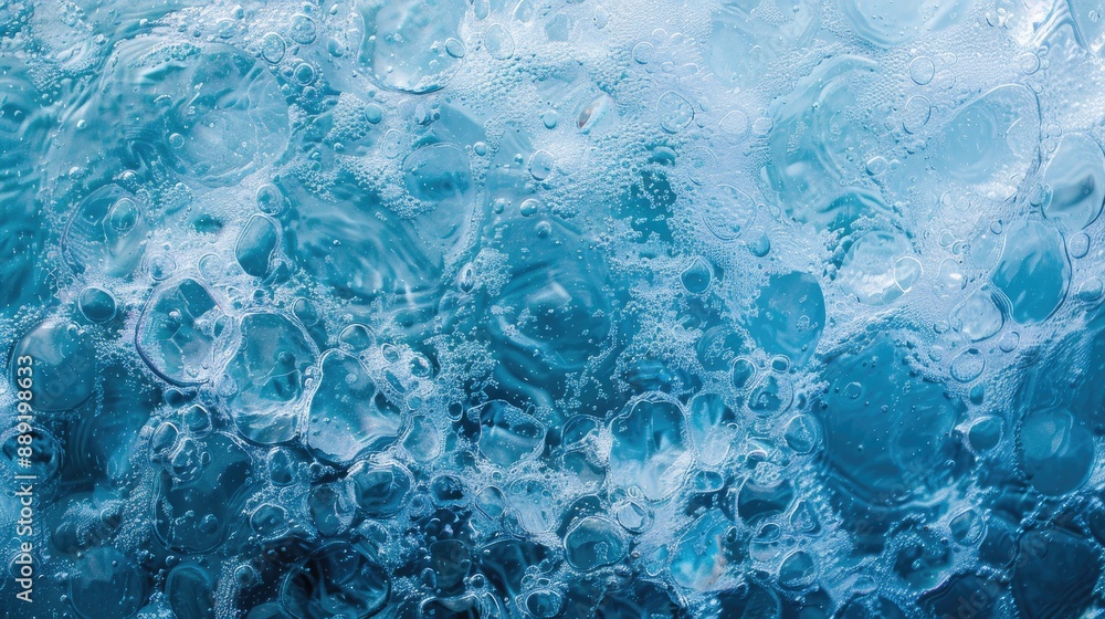 Abstract of Blue Ice Abstract of Blue Ice