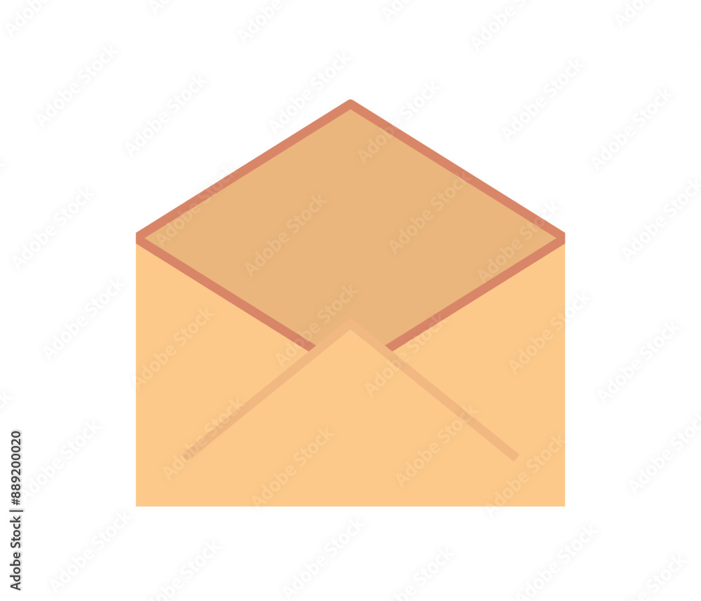 Envelope and mail flat vector illustration.
Envelope and mail flat vector illustration.