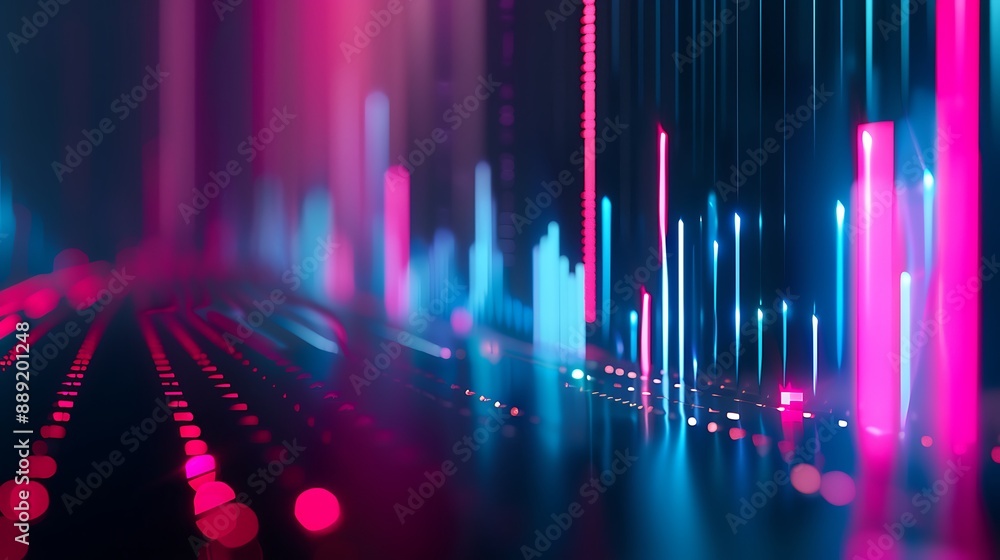 Bold side view of a contemporary marketing graph, featuring sleek visualization and minimalist sophistication. Bold side view of a contemporary marketing graph, featuring sleek visualization and minimalist sophistication.