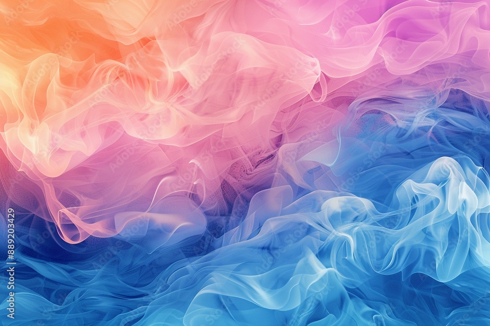 Abstract background with swirling organic shapes in smoke bokeh effect, organic smoke bokeh, ethereal and dreamy Abstract background with swirling organic shapes in smoke bokeh effect, organic smoke bokeh, ethereal and dreamy