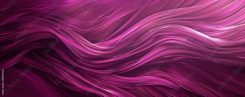 Obraz premium Pink purple abstract background with soft flowing waves