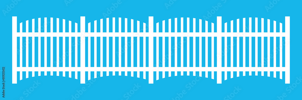 Vector illustration of fence images. Landscape design concept. Element for your design Vector illustration of fence images. Landscape design concept. Element for your design