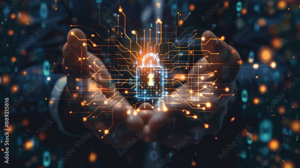 Business network concept. Management strategy. Human resources. a businessman with floating business icons around in a modern office Business network concept. Management strategy. Human resources. a businessman with floating business icons around in a modern office