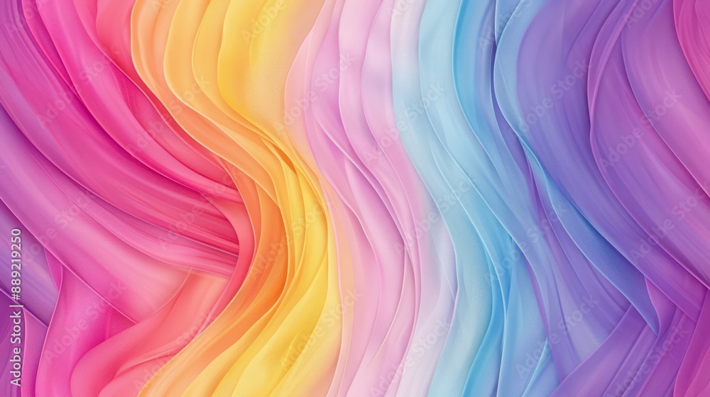 Seamless pattern with colorful, flowing fabric textures. Perfect for vibrant and artistic designs. Seamless pattern with colorful, flowing fabric textures. Perfect for vibrant and artistic designs.