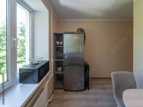 Modern kitchen interior. Real estate photography.
