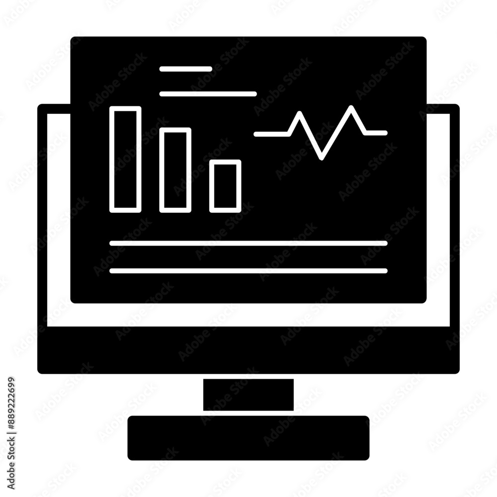 Monitor Vector Icon Design Monitor Vector Icon Design