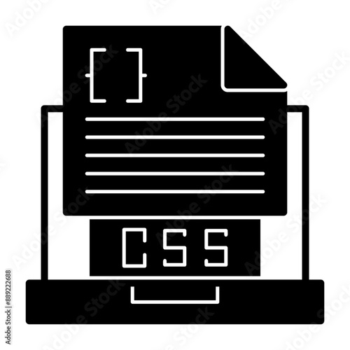 Css File Vector Icon Design