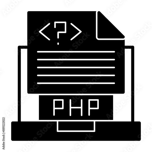 Php File Vector Icon Design