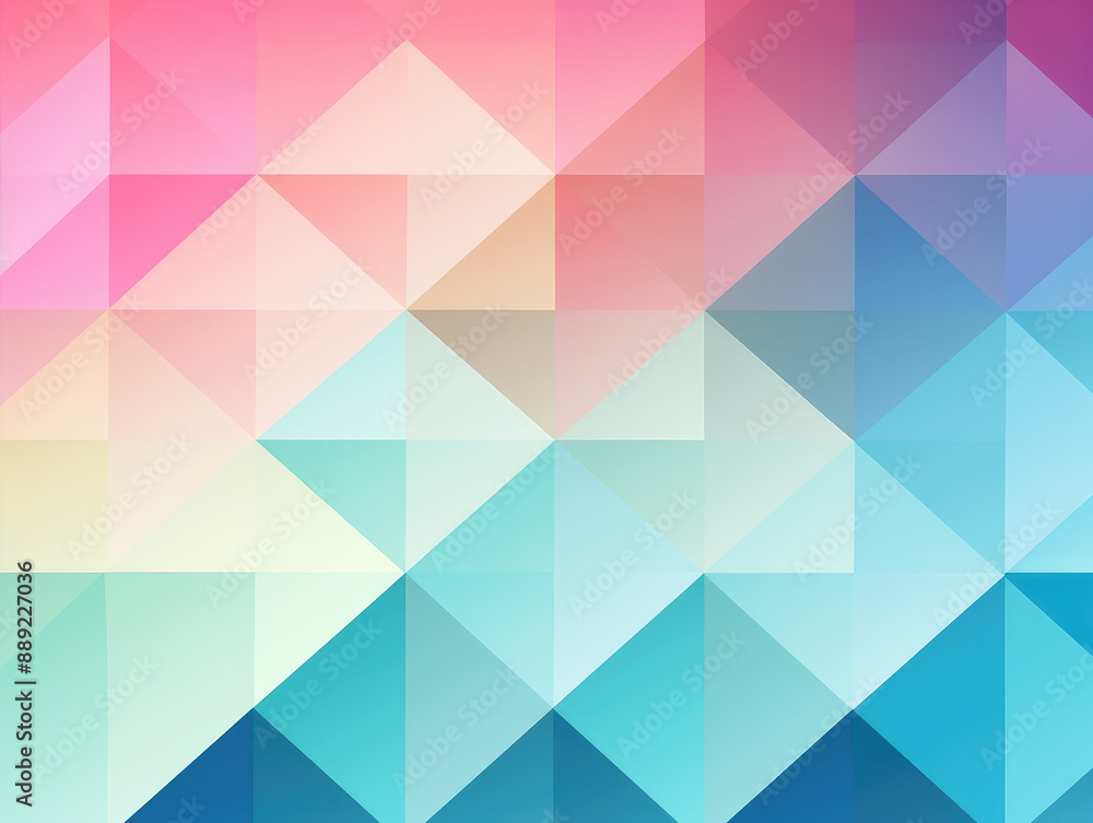 Fototapeta premium Vibrant Geometric Polygonal Background Design