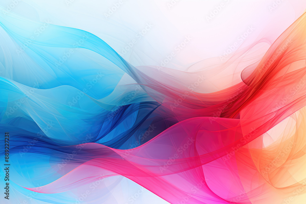 Abstract Colorful Smoke Waves Background Design Abstract Colorful Smoke Waves Background Design