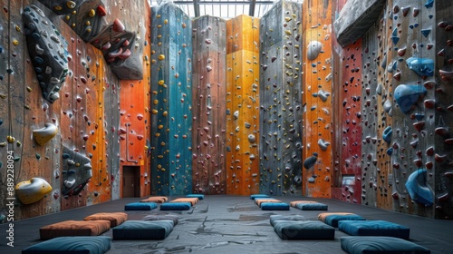 Active Family Adventure: Indoor Rock Climbing Fun with Canon EOS R5 - Bright and Lively Challenges Await