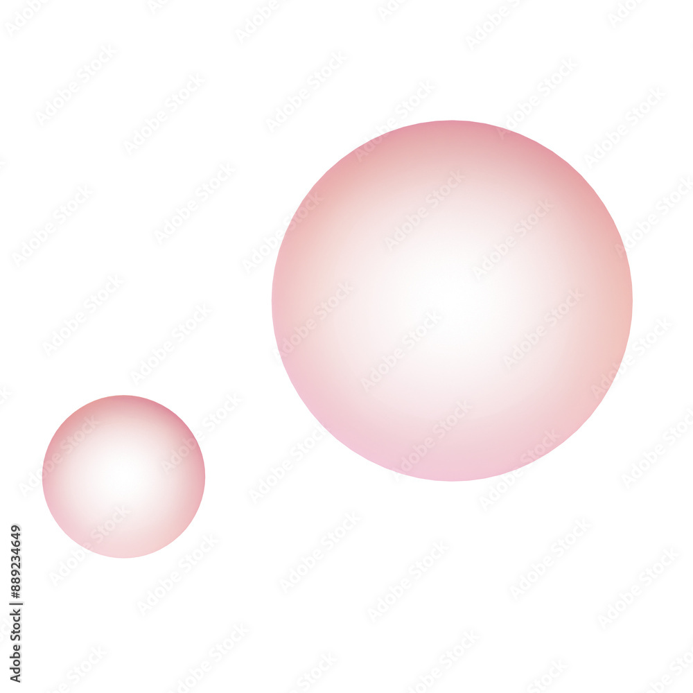 Floating pink bubble, cute cartoon 3D emoji emoticon decoration, sticker. represent soap suds, carbonation, or an effervescent personality. Floating pink bubble, cute cartoon 3D emoji emoticon decoration, sticker. represent soap suds, carbonation, or an effervescent personality.