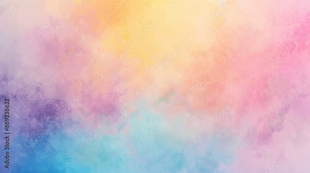 Abstract Watercolor Background With Pink, Blue, and Yellow Hues Abstract Watercolor Background With Pink, Blue, and Yellow Hues