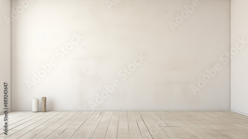 empty room with wall