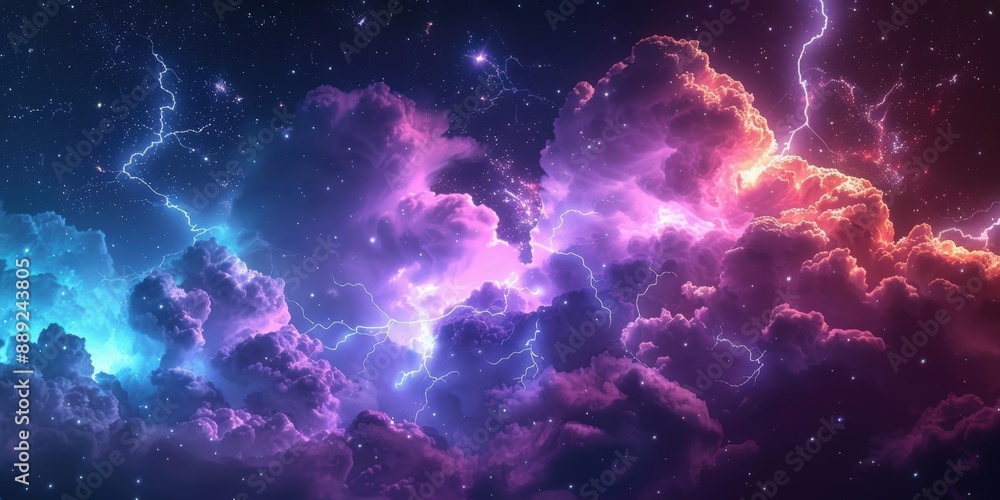 Fototapeta premium Cosmic Storm