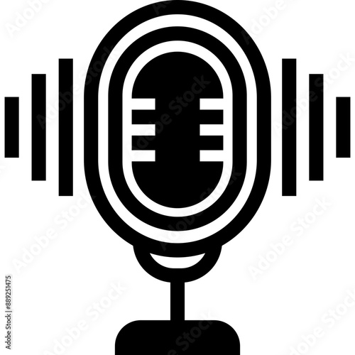 Podcast Microphone Icon