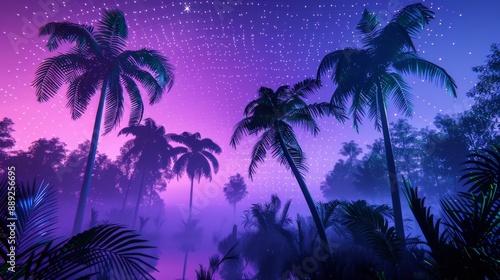 Futuristic illustration of the sun with mountains in retro style. Digital Retro Cyber Surface. Suitable for design in retro style.