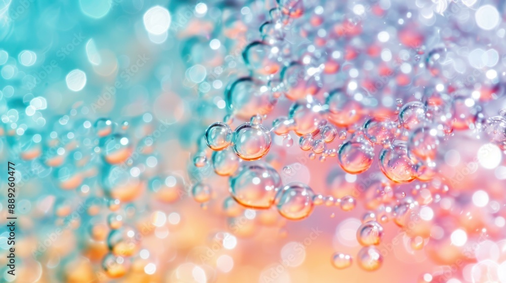Digital illustration of translucent spheres connected in a pastel-toned background, forming an intricate and organic pattern. Digital illustration of translucent spheres connected in a pastel-toned background, forming an intricate and organic pattern.