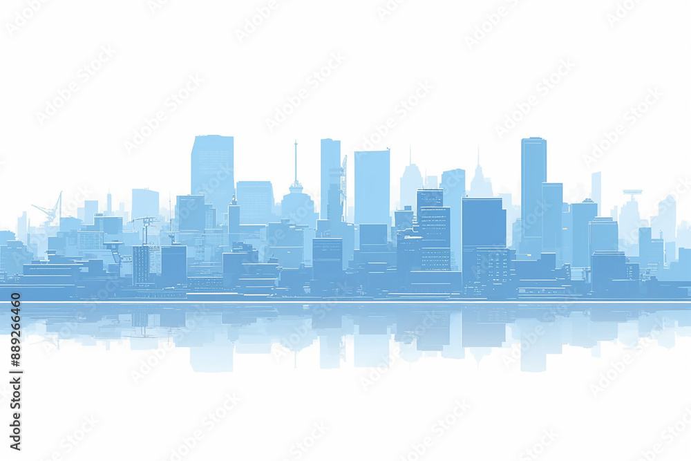 Obraz premium city skyline