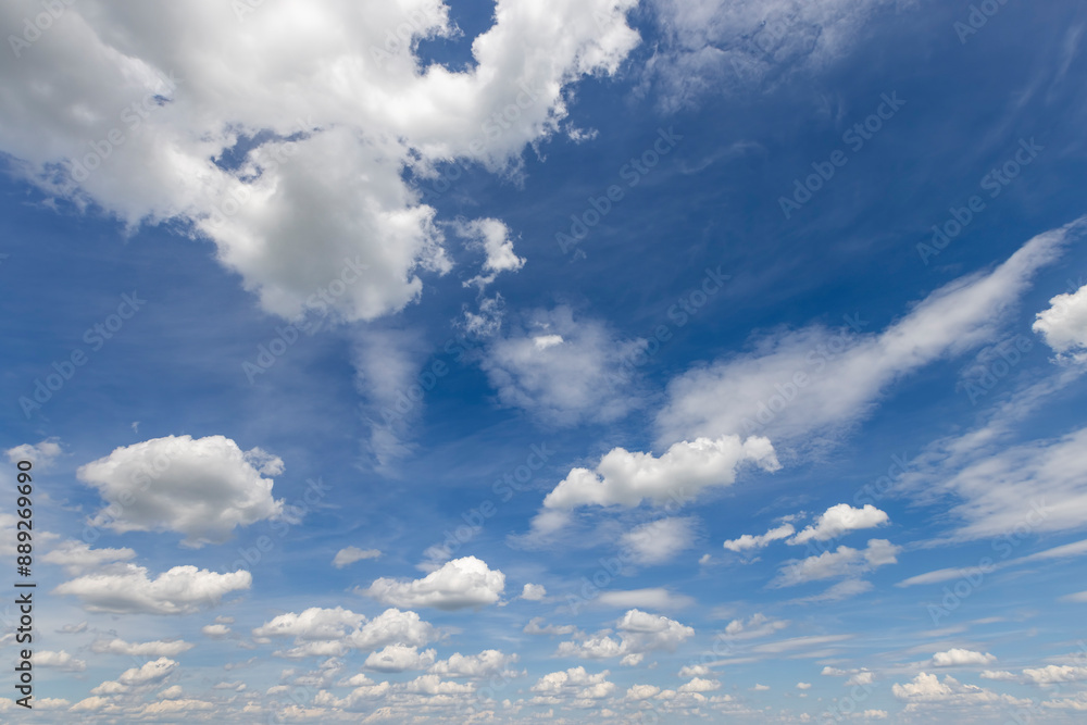 Beautiful blue sky with white clouds Beautiful blue sky with white clouds