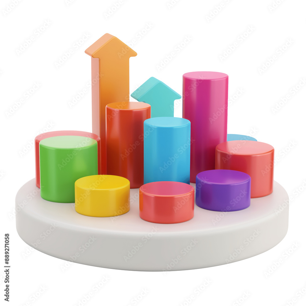 3d risk management icon on transparent background 3d risk management icon on transparent background