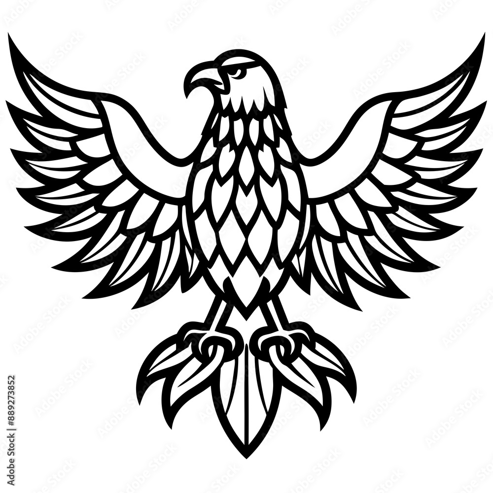 Obraz premium eagle with wings