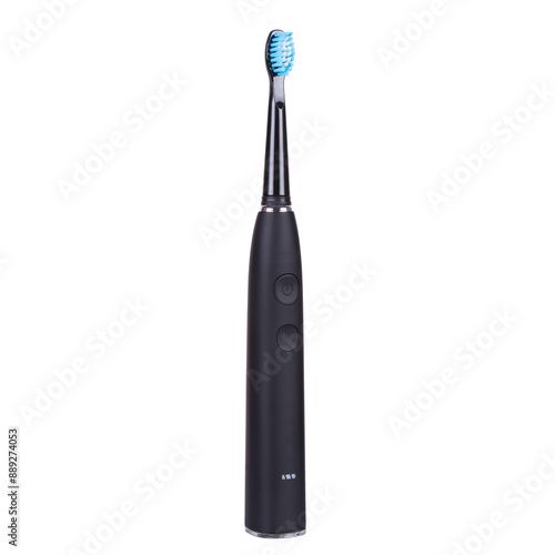 electric toothbrush on a white background
