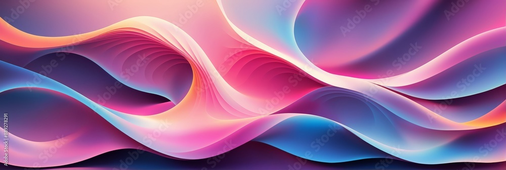 Fototapeta premium Abstract digital art piece Abstract Design Background