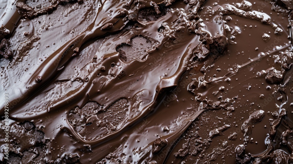 Delicious-looking piece of chocolate cake in a close-up shot, suitable for food or dessert-related use Delicious-looking piece of chocolate cake in a close-up shot, suitable for food or dessert-related use