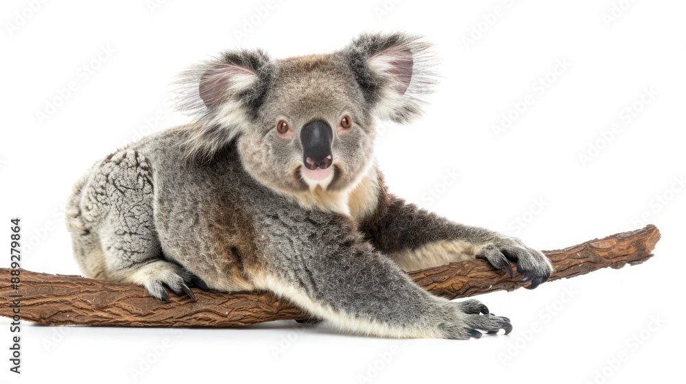 Obraz premium Koala full body on white background