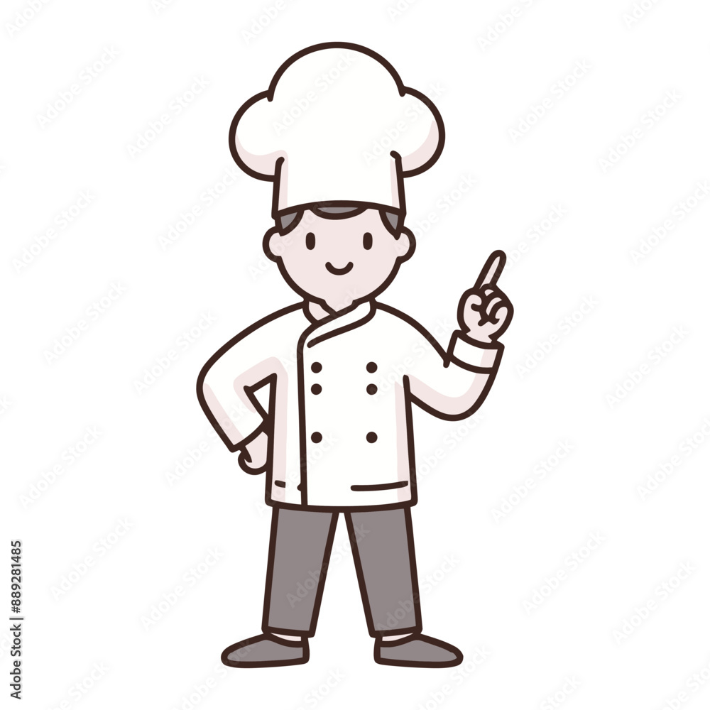 Cartoon Chef Character Illustration Cartoon Chef Character Illustration