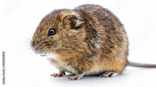 Lemming full body on white background photo