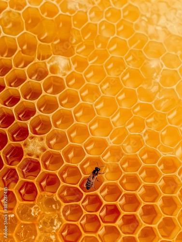 Glowing amber nectar: A hon...