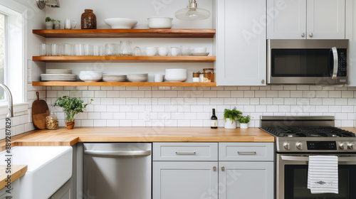 Sleek and Airy Modern Kitchen Design