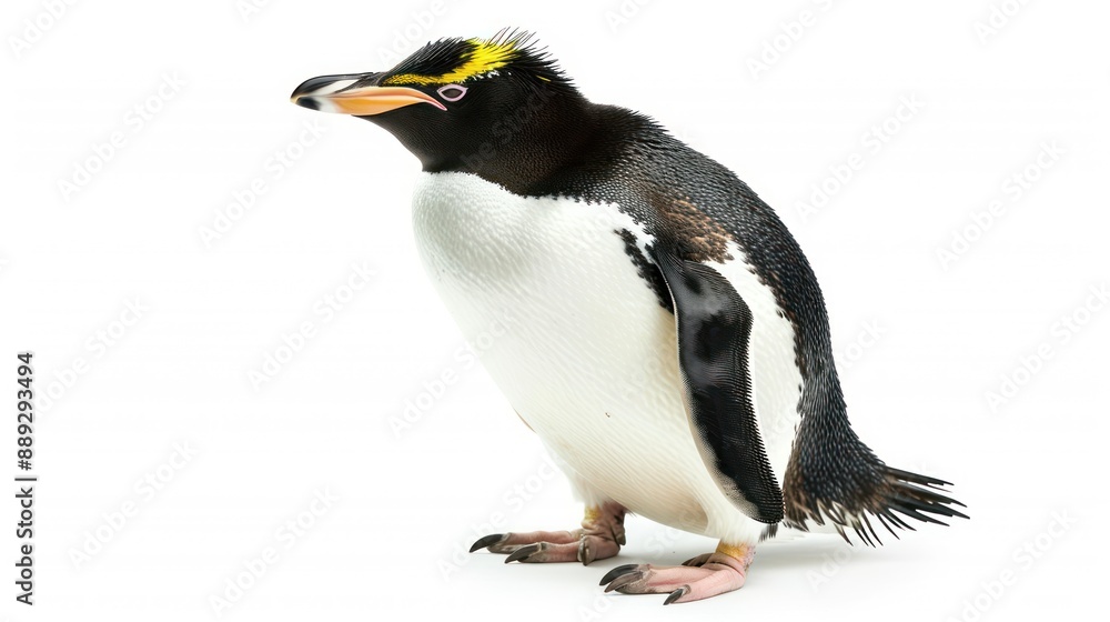 Obraz premium Macaroni Penguin full body on white background