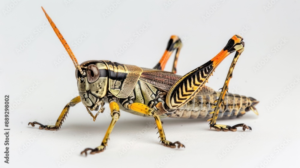 Fototapeta premium Meganeura full body on white background