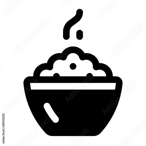 Rice Glyph Icon