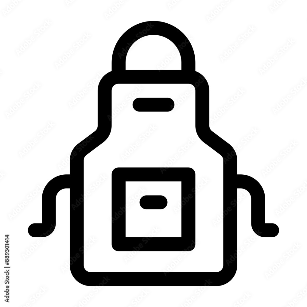 Apron Line Icon Apron Line Icon