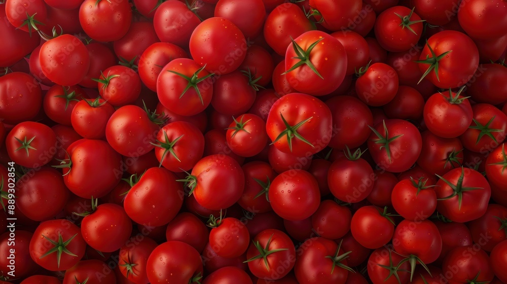 Delicious red tomatoes in summer tray market agriculture farm full of organic. organic tomato closeup vegetable background Top view Delicious red tomatoes in summer tray market agriculture farm full of organic. organic tomato closeup vegetable background Top view