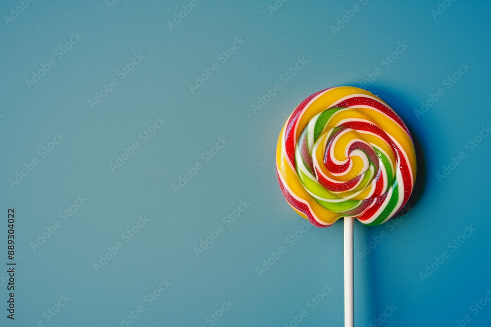 Colorful lollipop isolated on a plain background Colorful lollipop isolated on a plain background